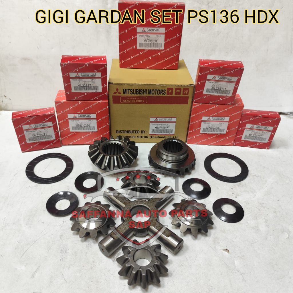 GIGI BOLU GARDAN SET MITSUBISHI PS 136 PS136 HDX TURBO CANTER ORI GARANSI
