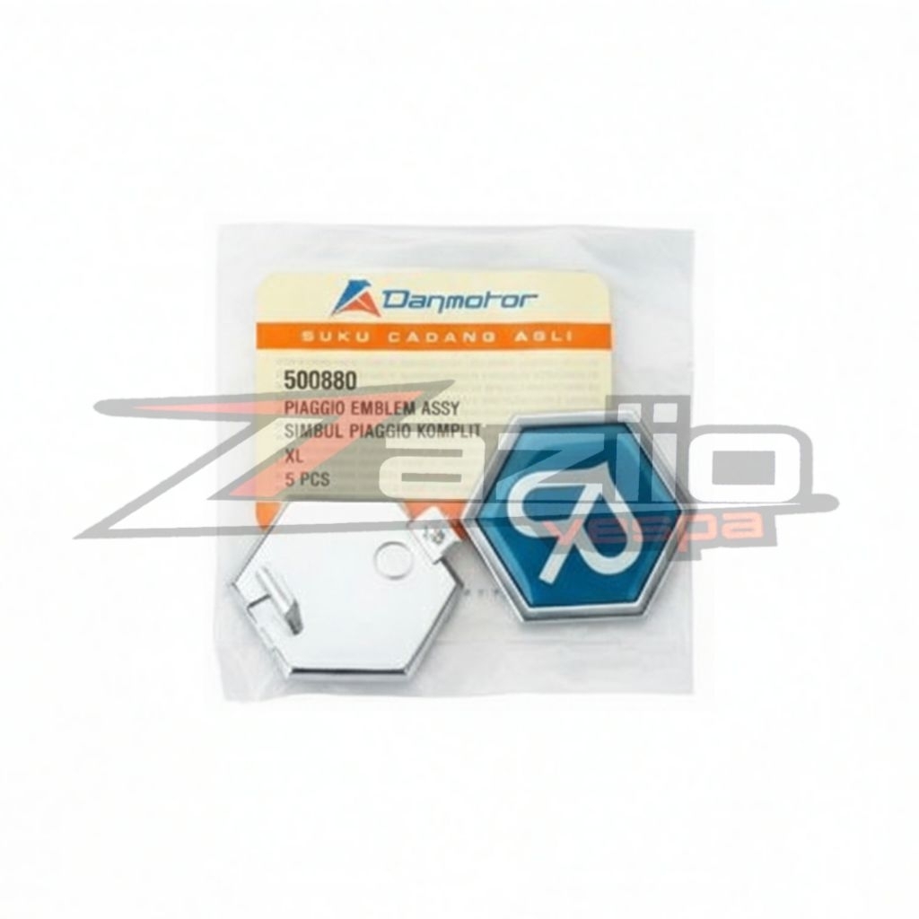 Emblem Vespa Excel simbol Piaggio ORI Danmotor