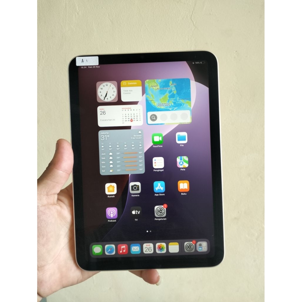 Ipad mini 6 wifi only -2021 64GB Mulus no minus second