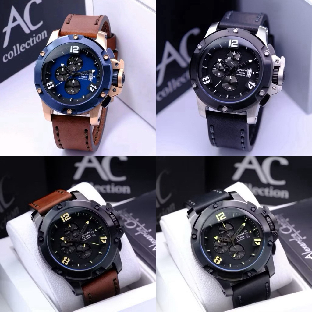 BEST SELLER | Jam Tangan Pria Alexandre Christie 6295 AC6295 AC 6295MC (ORIGINAL)