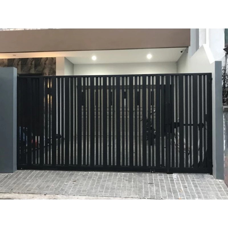 PAGAR rumah MINIMALIS MOTIF GRC DAN KOMBINASI CUTTING LASERI Besi