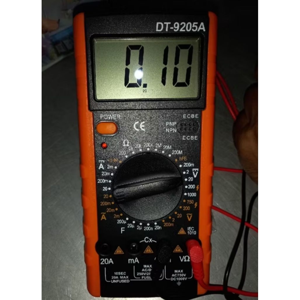 digital multitester second