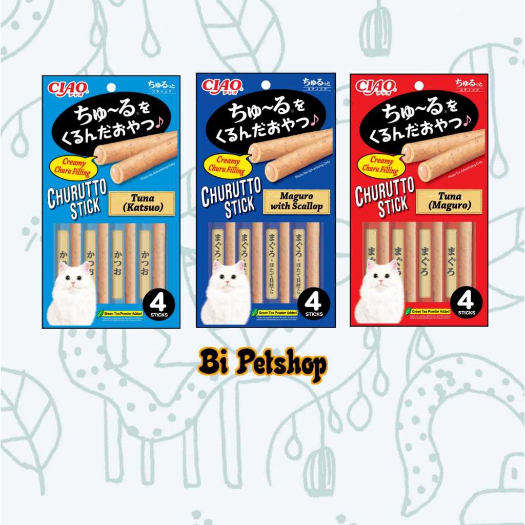 CIAO Churutto Snack Kucing isi 4 pcs