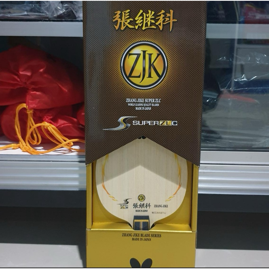 bat butterfly tenis meja zhang jike super zlc FL original 100 % edisi japan market