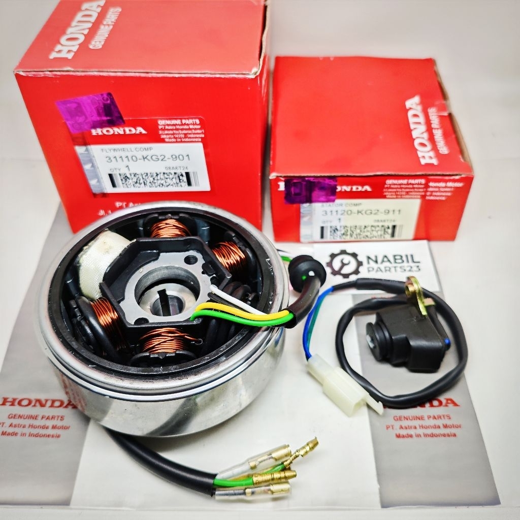 MAGNIT KG2 MAGNIT SPUL + PULSER 3ITEM HONDA GL PRO CDI ORIGINAL