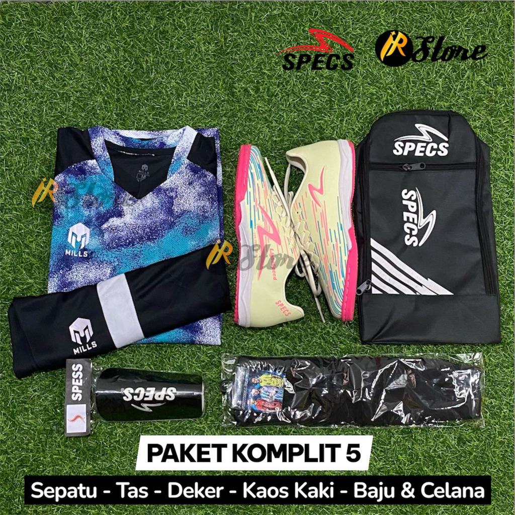 PAKET KOMPLIT SEPATU FUTSAL LIGHTSPEED REBORN SEPATU / TAS / DEKER / KAOS KAKI / BAJU & CELANA