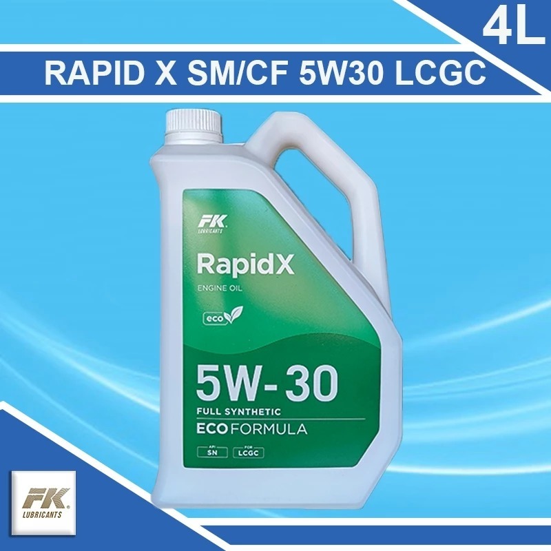 oli, oli fk massimo, oli fk, oli jepang, mobil, motor, bensin, rapid x sm/cf lcgc, 5w30, 4 liter