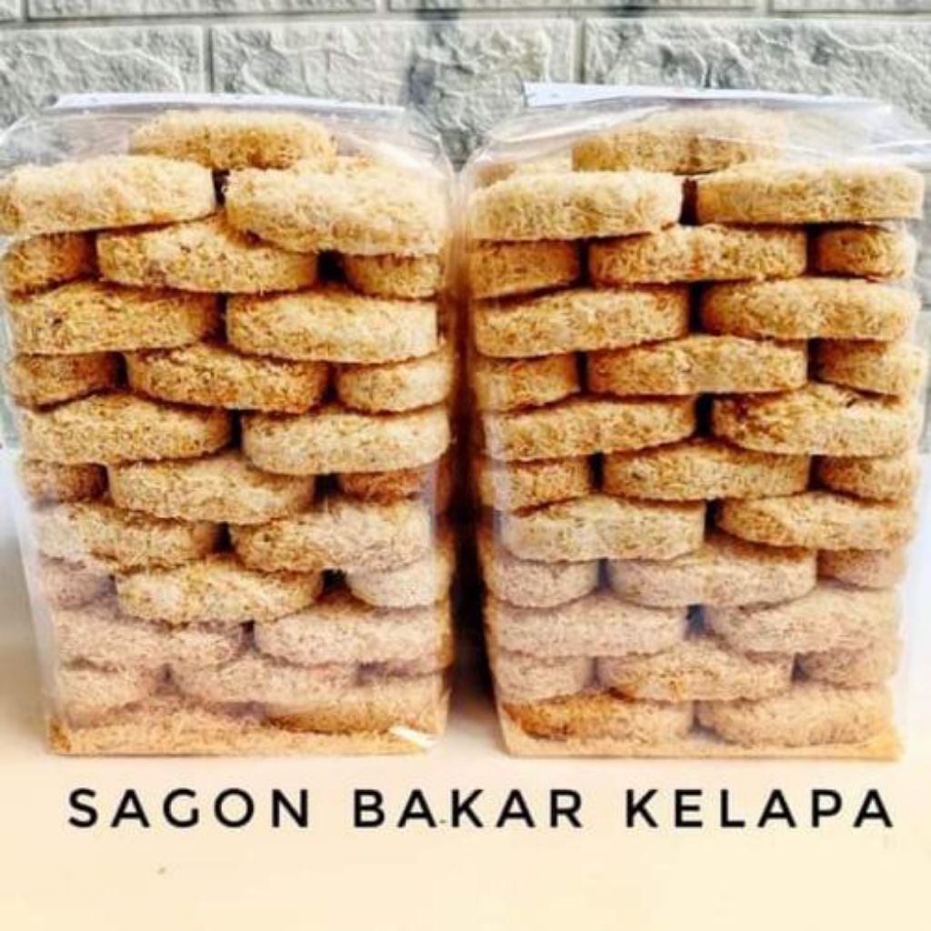 Sagon Bakar Kelapa 400gr , manis gurih enak