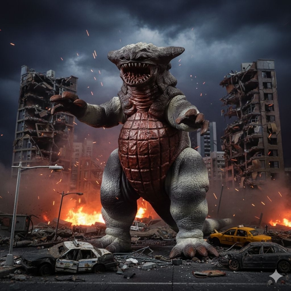 UHS Kaiju Monster Daigerun Ultraman Dyna Series Original BANDAI