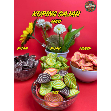 KUPING GAJAH MINI / KUPING GAJAH / KUPING GAJAH CEMILAN / KUE KERING KUPING GAJAH