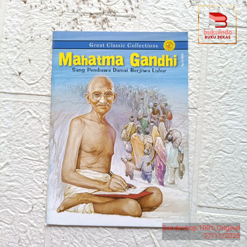 Mahatma Gandhi - Great Classic Collections Pustaka Lebah - Buku Cerita Anak Komik