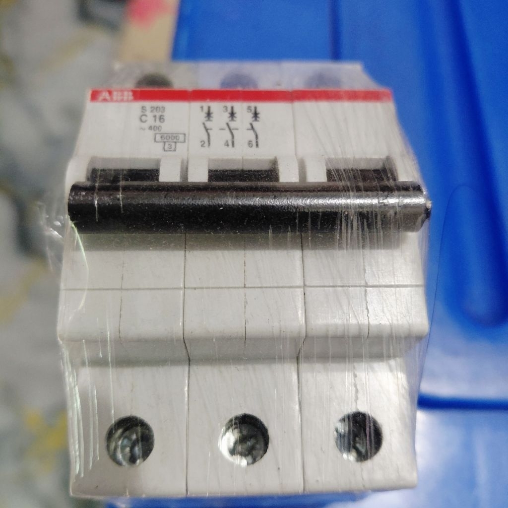 Mcb ABB S203 3Phase 16 Ampere/Mcb 16 A 3P ABB ORIGINAL