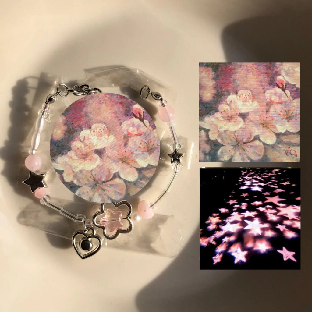 DnBeads Gelang manik manik Gelang manik aesthetic Gelang Manik Pink Gelang Manik Barcellet beads Gel