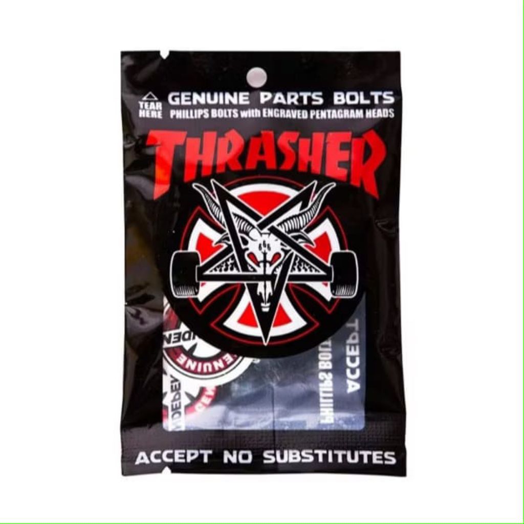 skateboard hardware bolt nuts independent x thrasher 7/8 inch screw big brand good quality