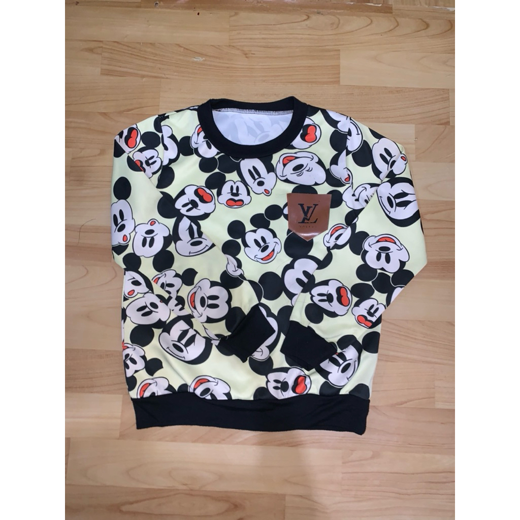 PL sweater atasan wanita distro / long sleeve shirt mickey mouse