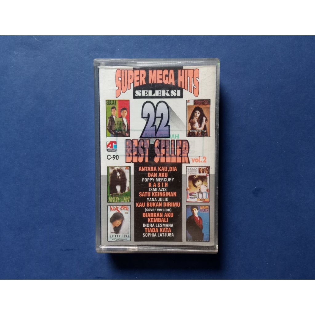 Kaset Pita 22 Super Mega Hits Best Seller Prod Akurama Records
