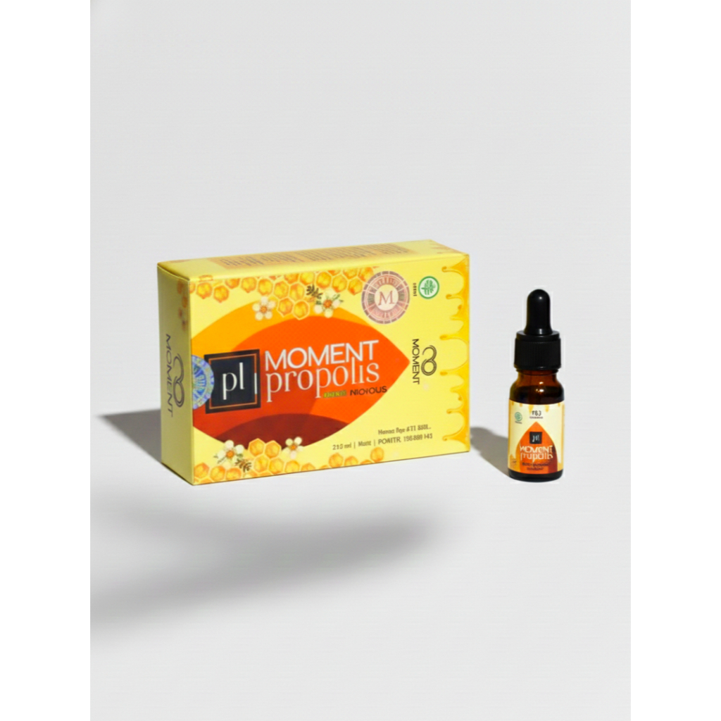 moment propolis original 1  BOX  isi 2 botol promooo beli 2 box gratis 1botol propolis Brazilian sto