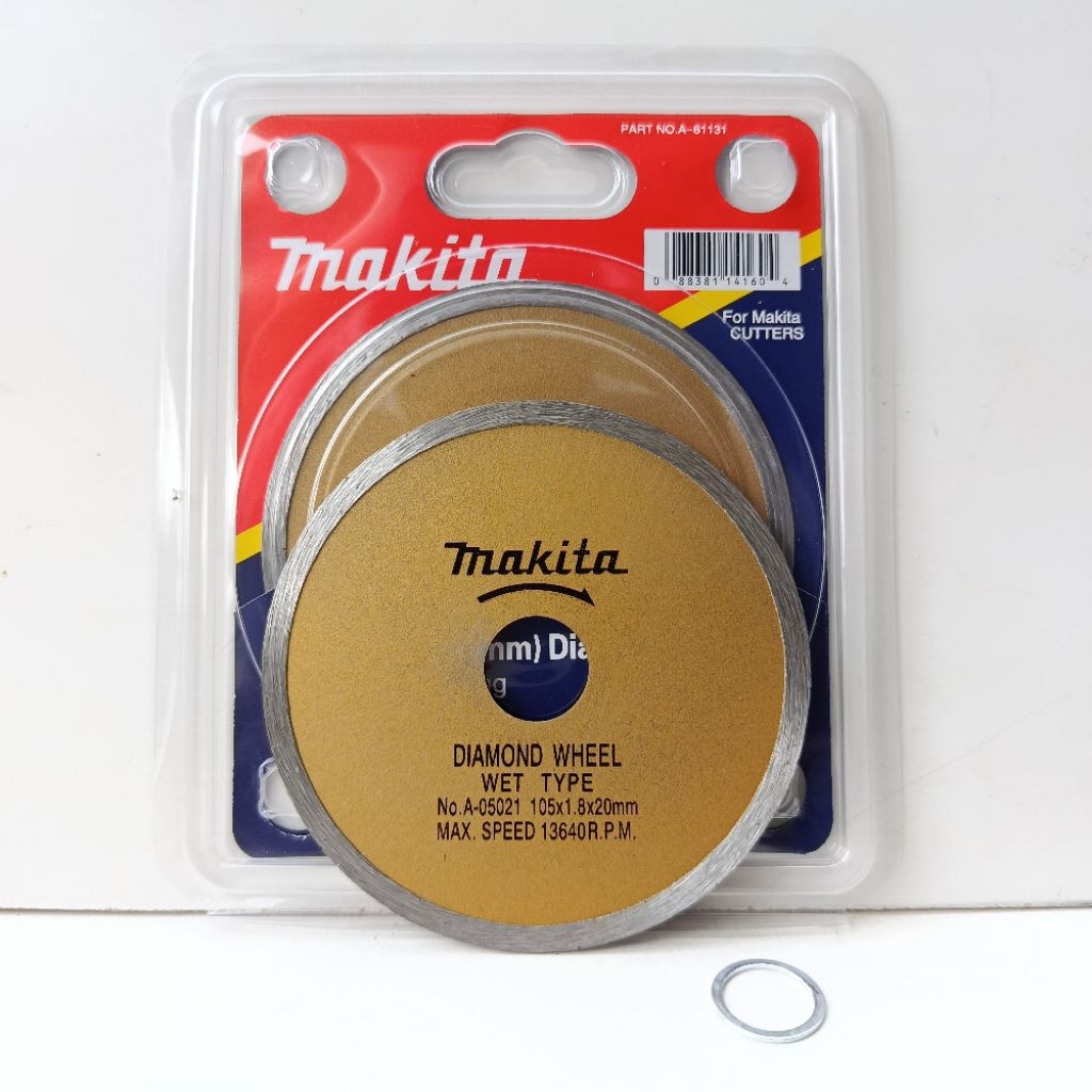 MATA PISAU POTONG KERAMIK UBIN MAKITA 4" TIPE BASAH DIAMOND WHEEL MATA GERINDA PEMOTONG KERAMIK