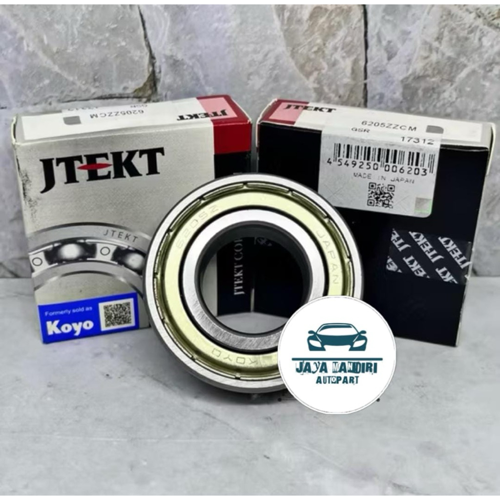 BEARING 6205 ZZ KOYO 6205ZZ KOYO TUTUP BESI