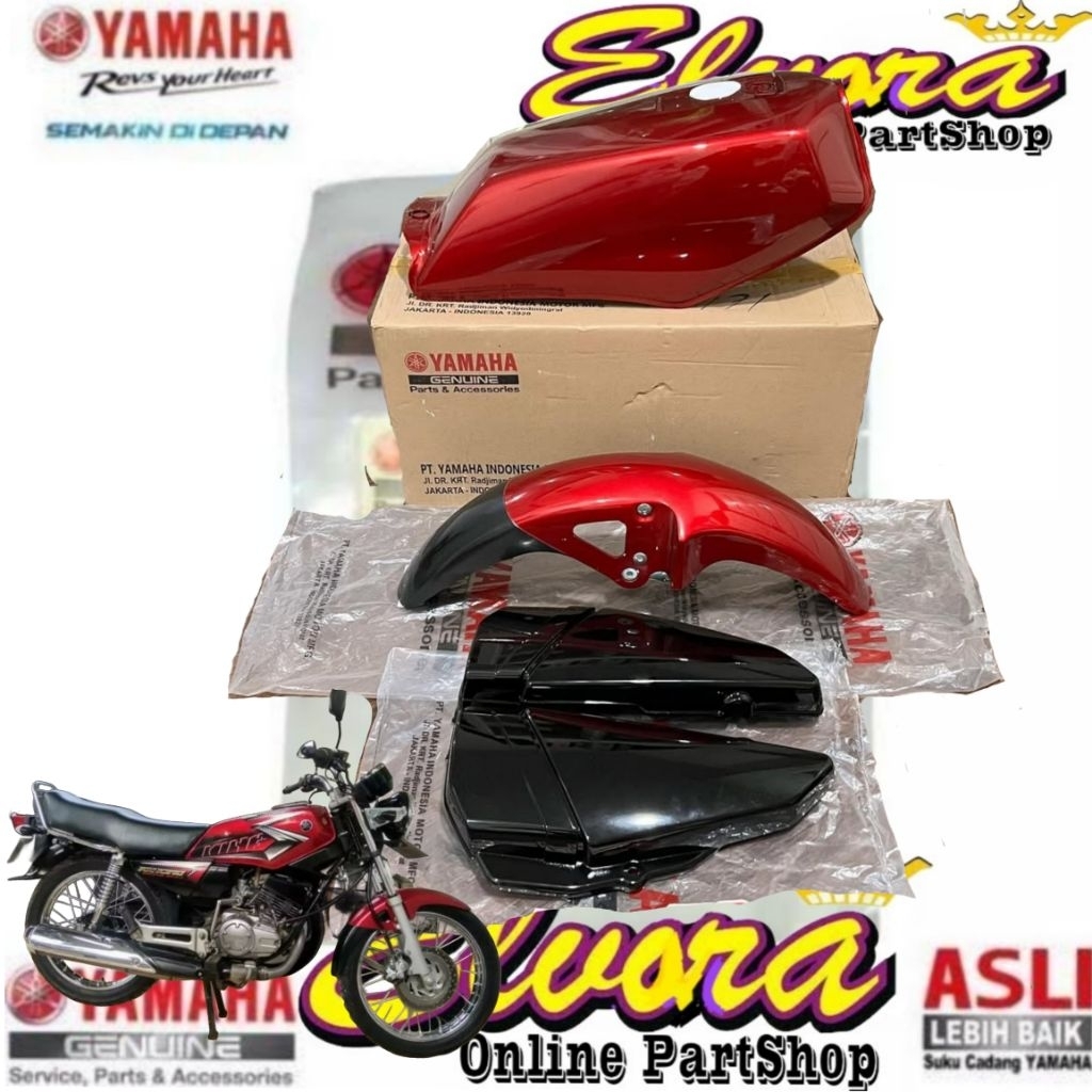 Body set Yamaha RxKing New Merah Original