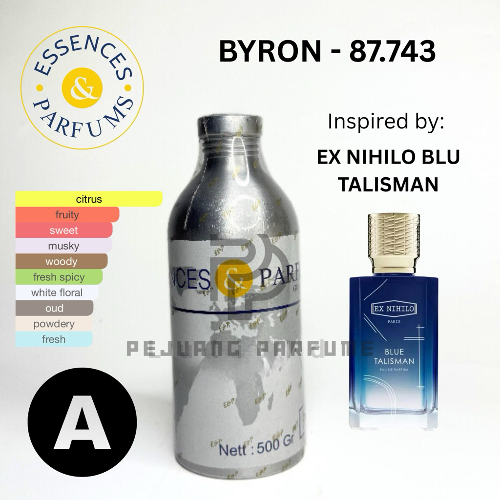 BIBIT BYRON 87.743 ESSENCES GRADE A | INSPIRED BY EXNIHILO BLU TALISMAN | 100% BIBIT ESSENCES 100ML 