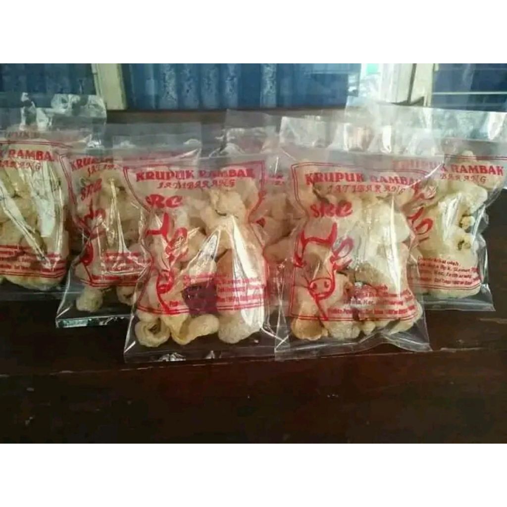 krupuk rambak kulit kerbau asli