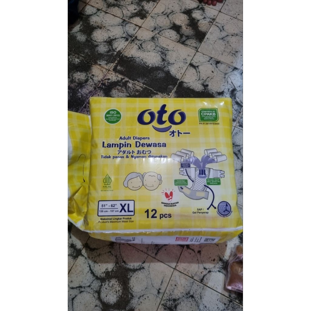 OTO POPOK DEWASA PEREKAT XL ISI 12PCS