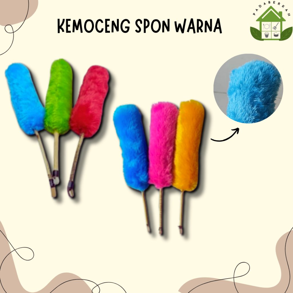 Kemoceng Spon / Busa Tebal - Kemoceng Mobil Anti Gores Kemoceng Spon / Busa Tebal