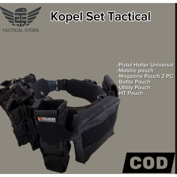 Kopel Set | Kopel Set Tactical | Kopel Serbu | Kopel Set Multifungsi | Warbelt | Kopel Set Lengkap/i