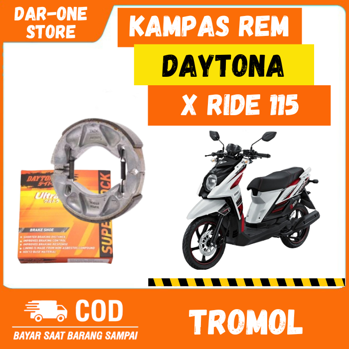 KAMPAS REM BELAKANG TROMOL X RIDE 115 ORIGINAL DAYTONA 5061
