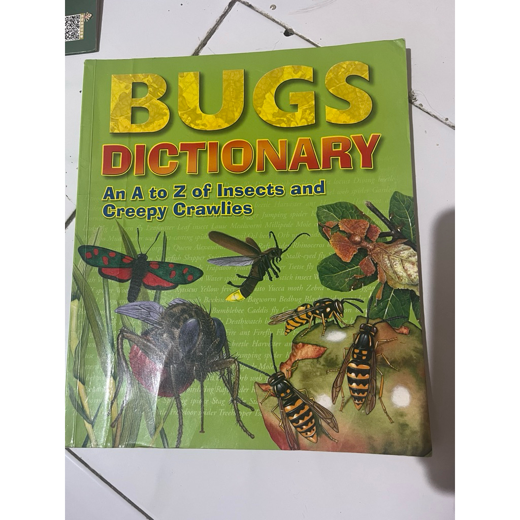 Bugs dictionary for kids book