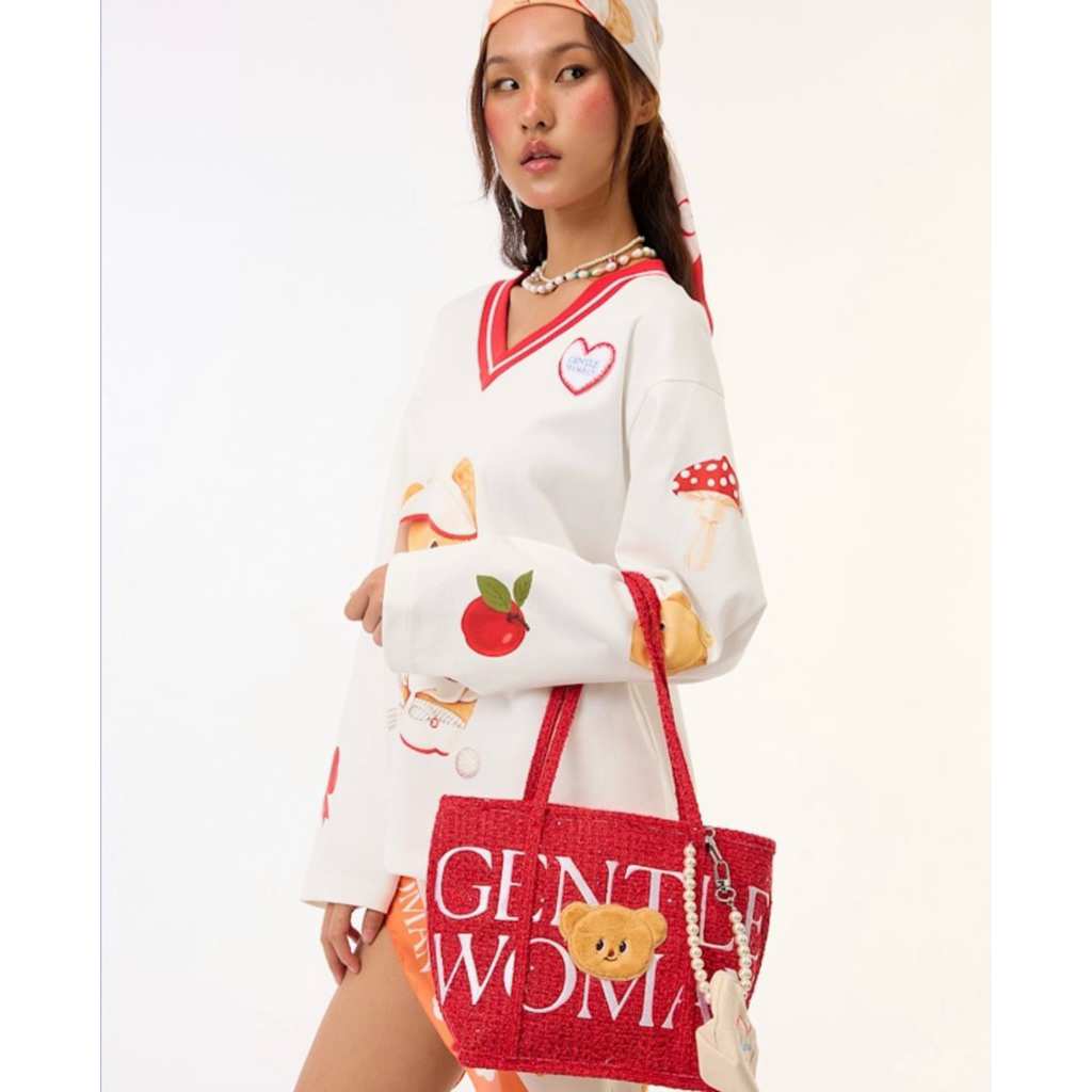 BAG TAS CK MAROON RED MOON SILVER & GW RED SUEDE ORI