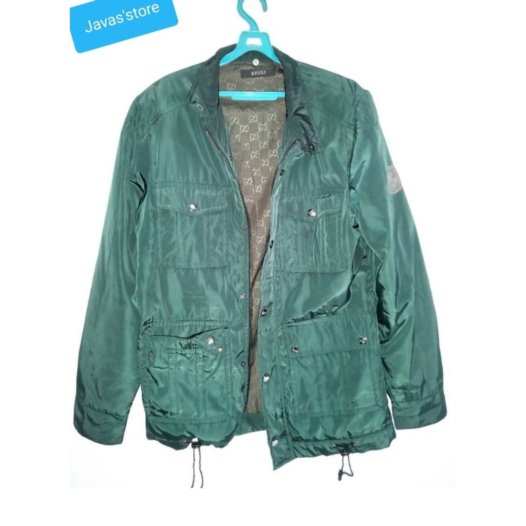 gucci green military jacket