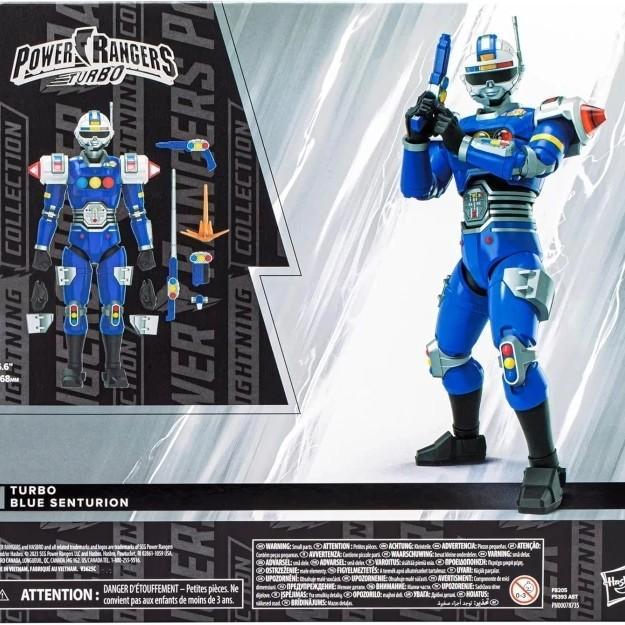 Hasbro Power Rangers Lightning Collection Turbo Blue Senturion 6 Inch Action Figure
