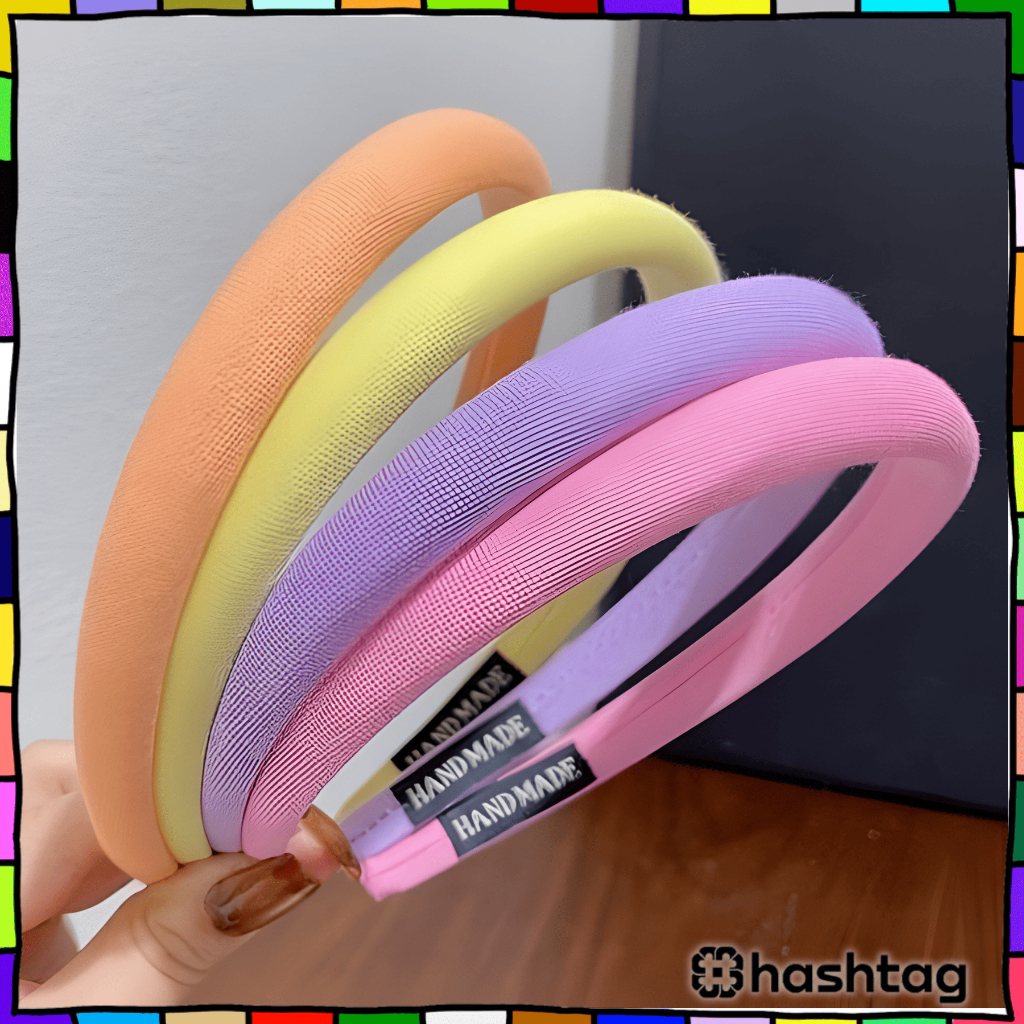 Hastag_iD Korean Style Cloud Headband / Bandana Fashion Soft Colour Y3932