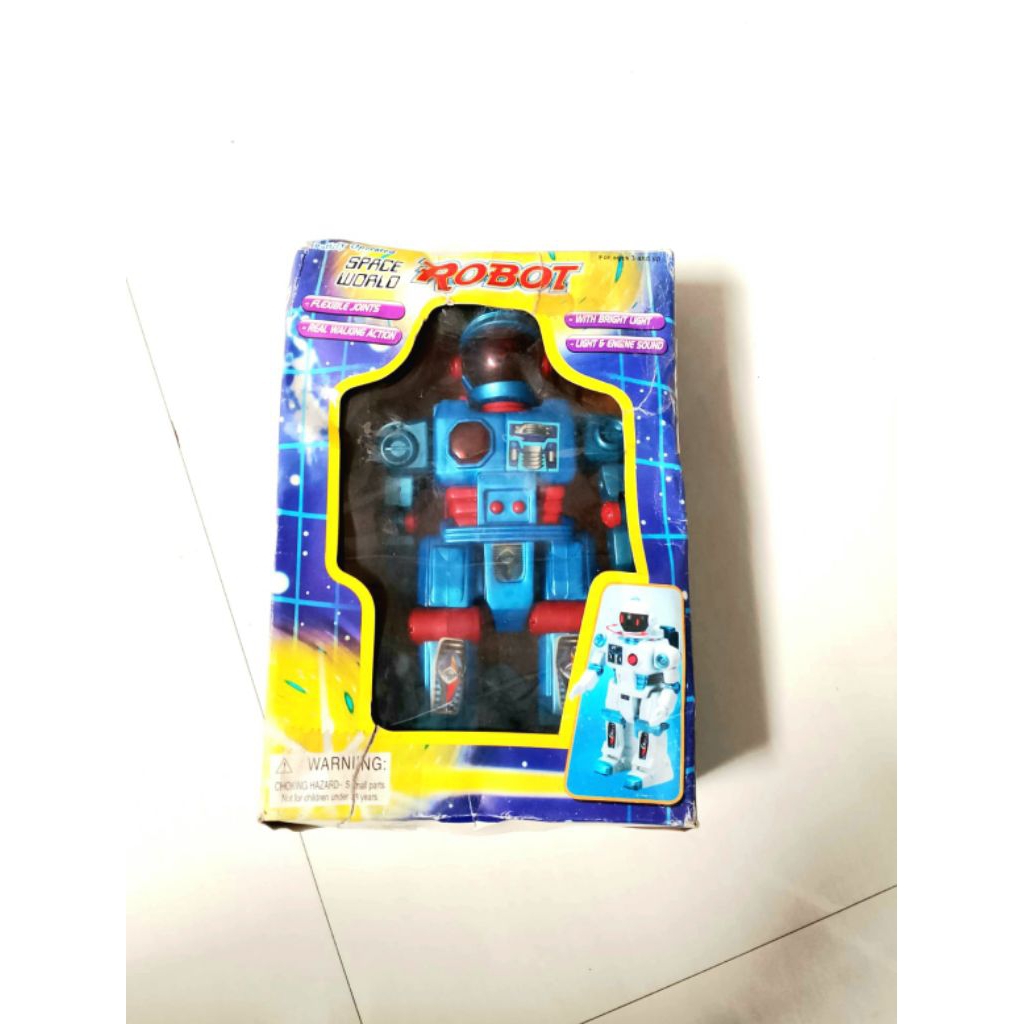 Mainan Robot Vintage Space World Jadulan Era 90- an