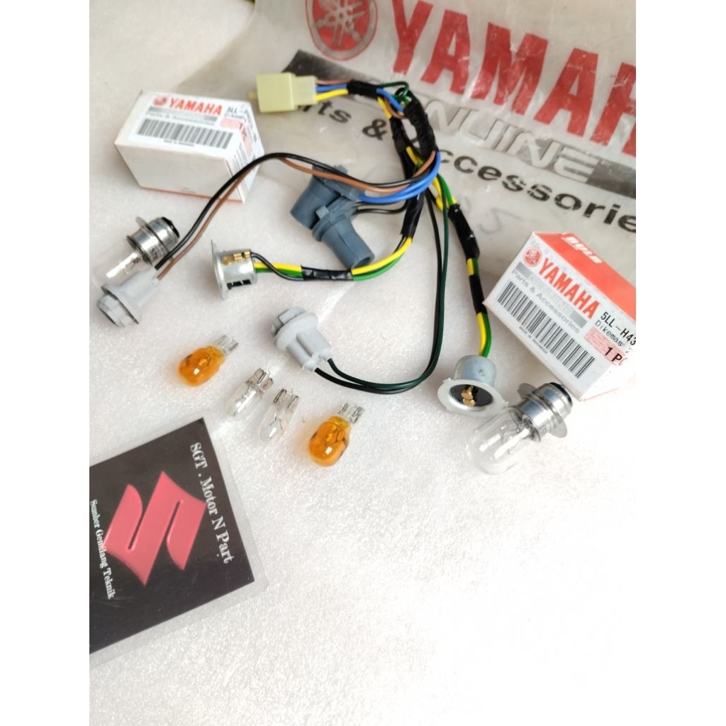 Kop Fiting Lampu Nouvo Z Soket Lampu Depan Nouvo Z Full Sett