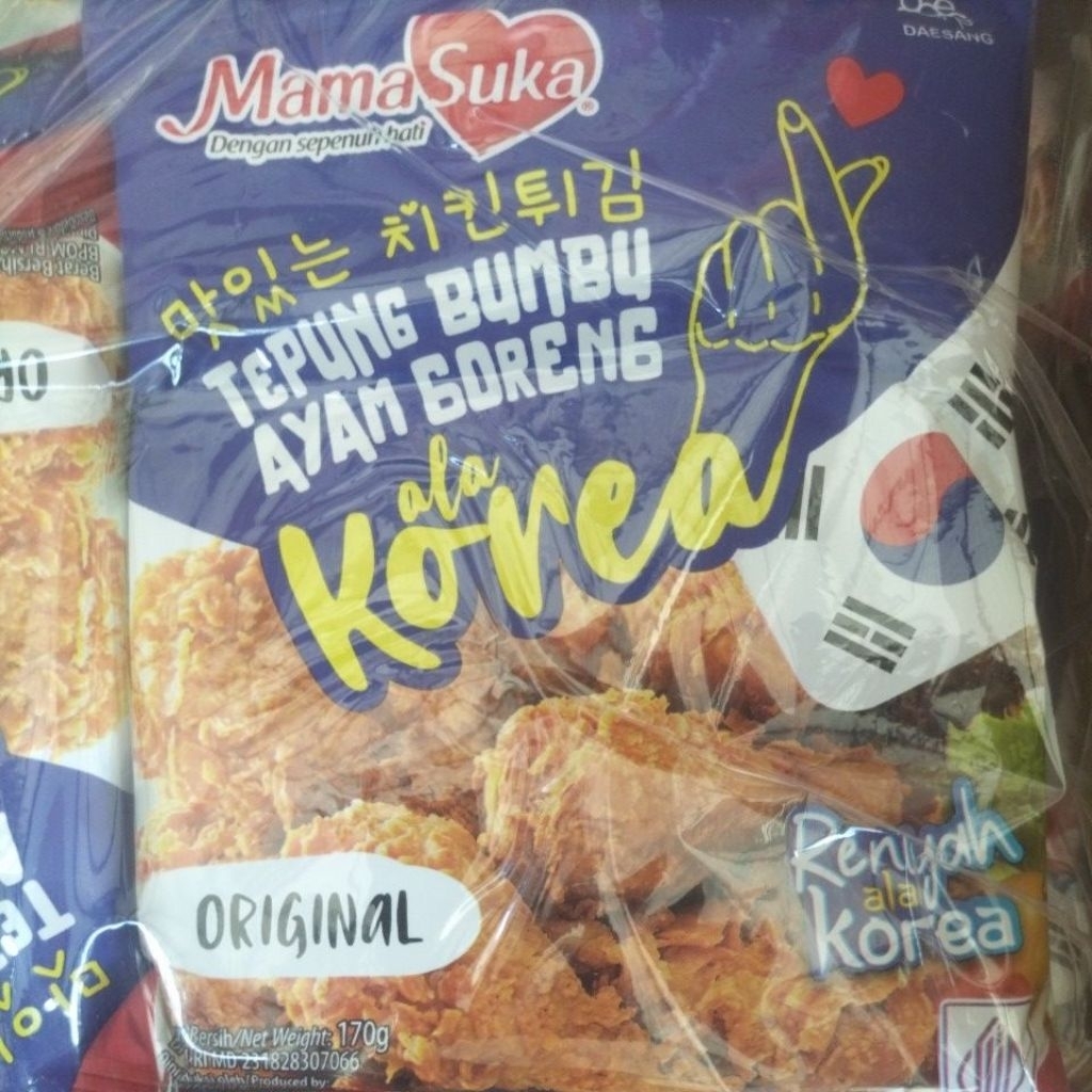 Tepung Bumbu Ayam Goreng Ala Korea Original - Mamasuka