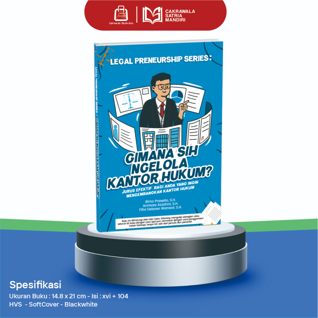 Gimana Sih Ngelola Kantor Hukum? | Bimo Prasetio | Legalpreneurship Series | Buku Bisnis & Hukum