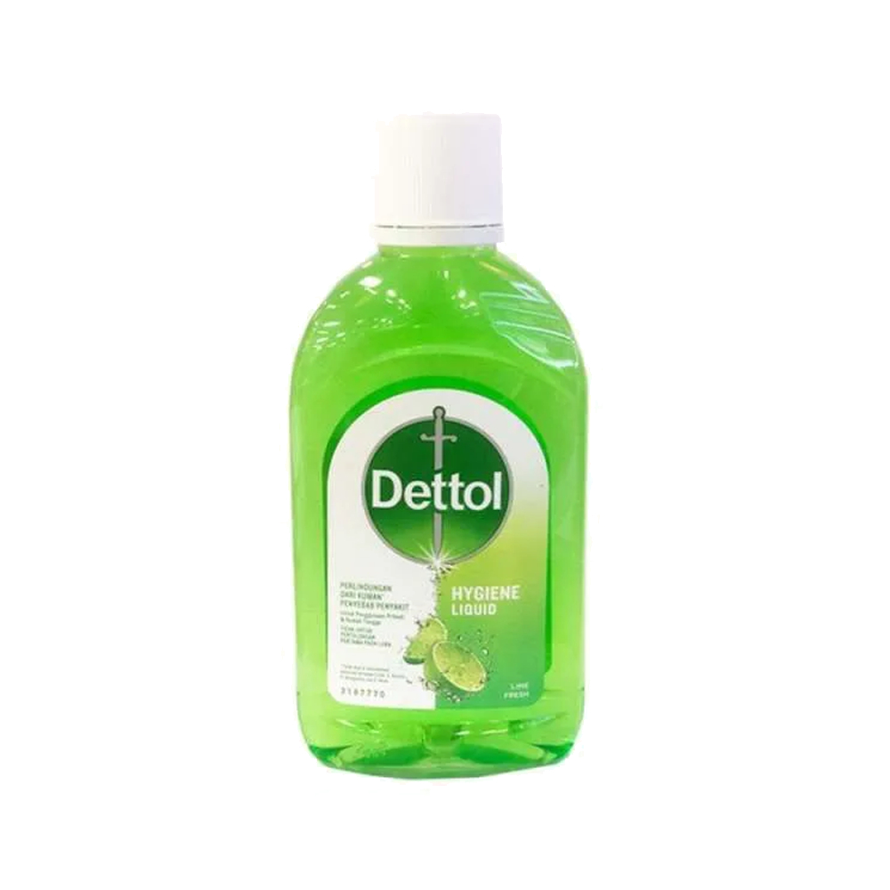 Dettol Hygiene Liquid Lime Fresh 200ml - Cairan Disinfektan