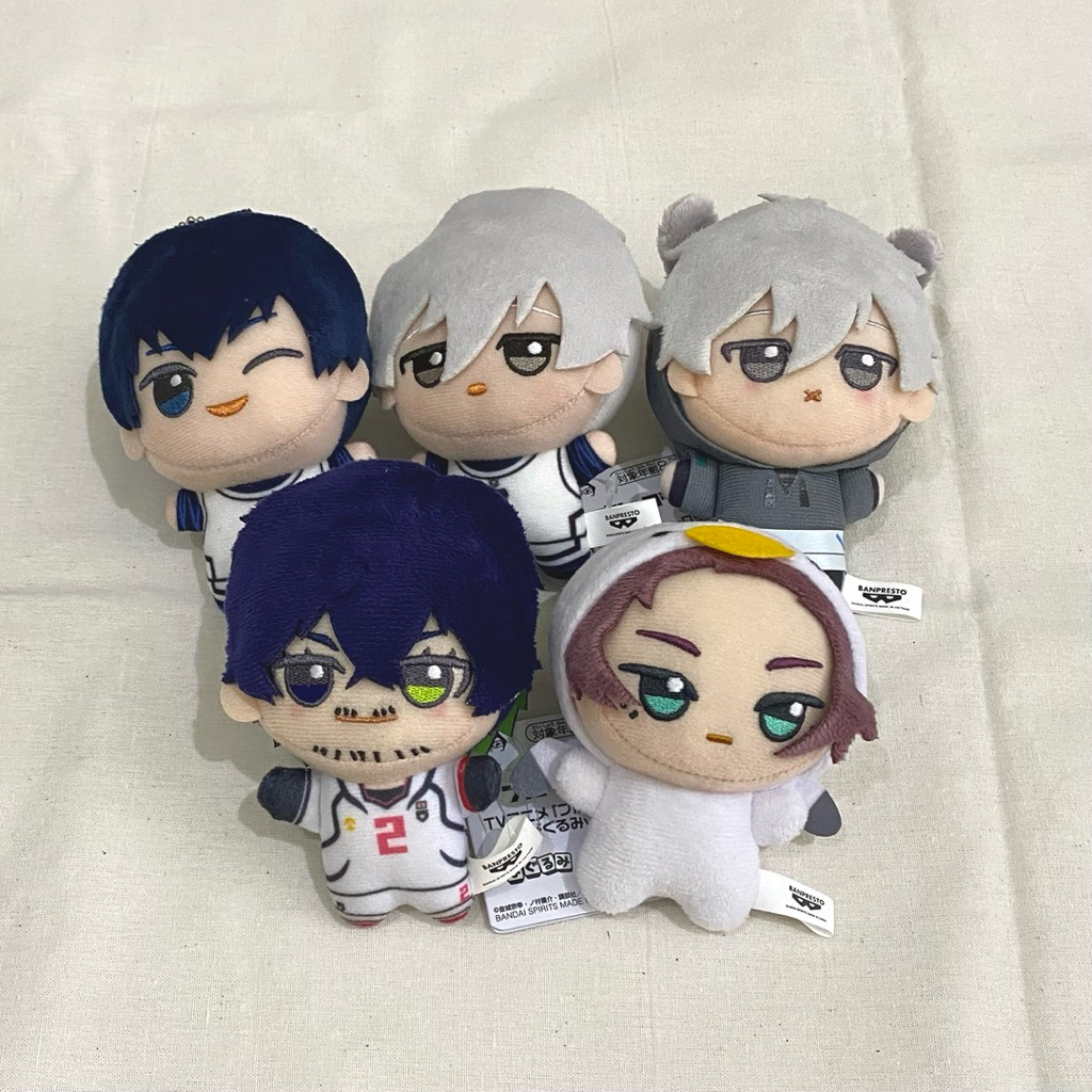 Blue Lock Official Chibigurumi Isagi Yoichi Nagi Seishirou Casual Bunny Oliver Aiku Sae Itoshi anima