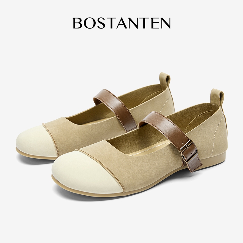 BOSTANTEN Women Flat Shoes Sepatu Wanita Sandal Sepatu