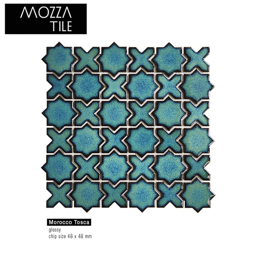 Mozza Tile Type MOROCCO SERIES - Mosaic Mozaic Mosaik Mozaik Keramik Dinding Dapur Keramik Dinding K