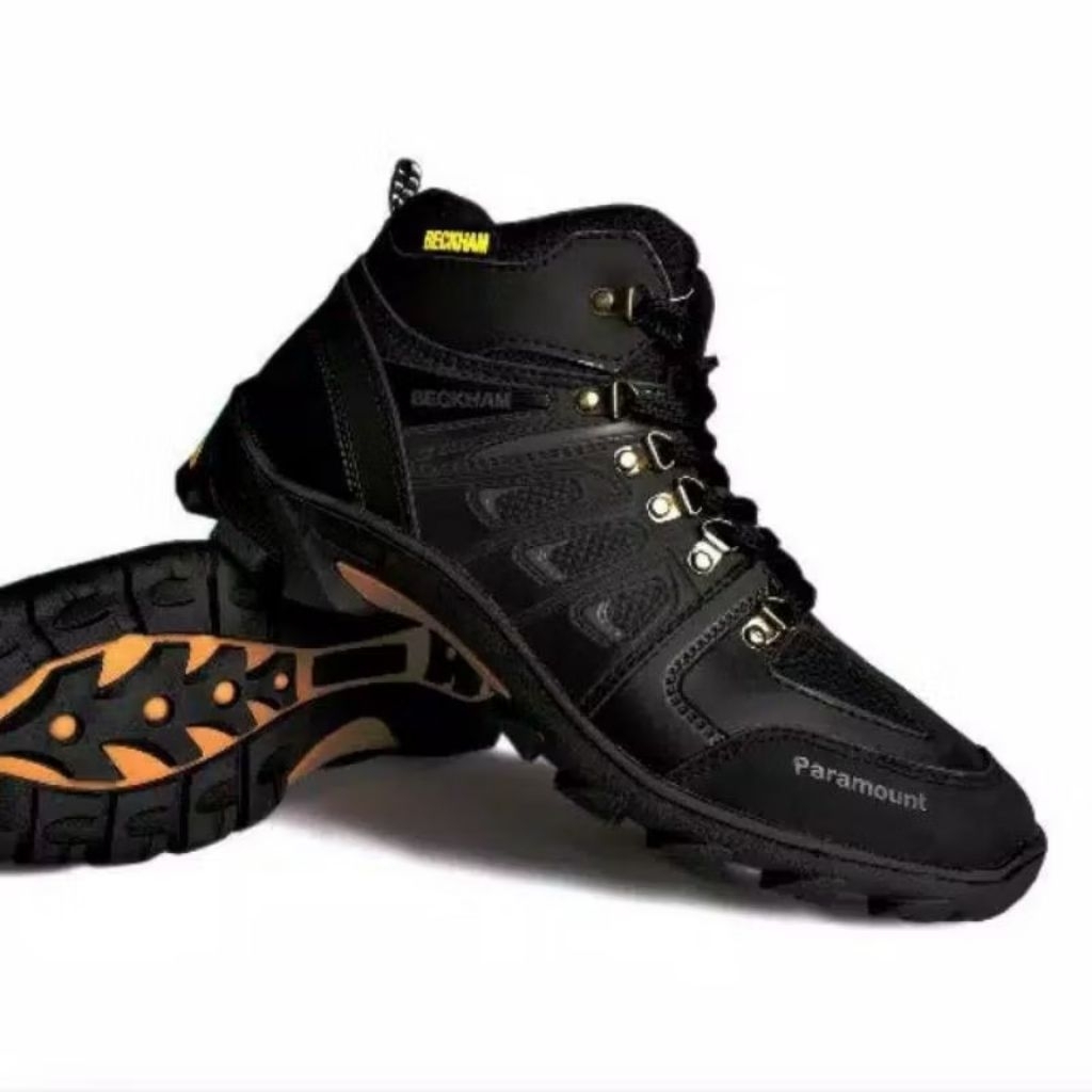 Sepatu Gunung Paramount Beckham Hitam  Sepatu Boot Paramount Beckham Sepatu Hiking Sepatu Safety