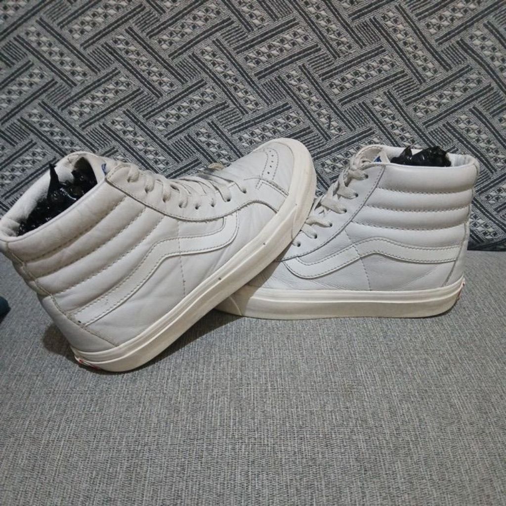 Vans SK8 Triple White Leather