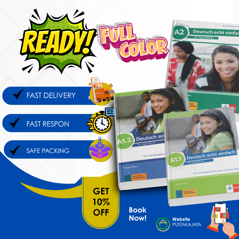 Buku Deutsch Echt Einfach Bahasa Jerman Remaja A1-A2