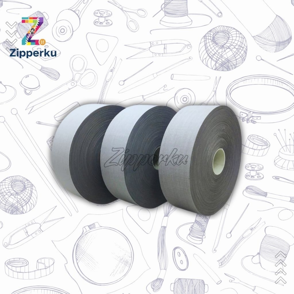 Pita Reflektif/Kain Scotlight/Pita reflektor lebar 2,5cm