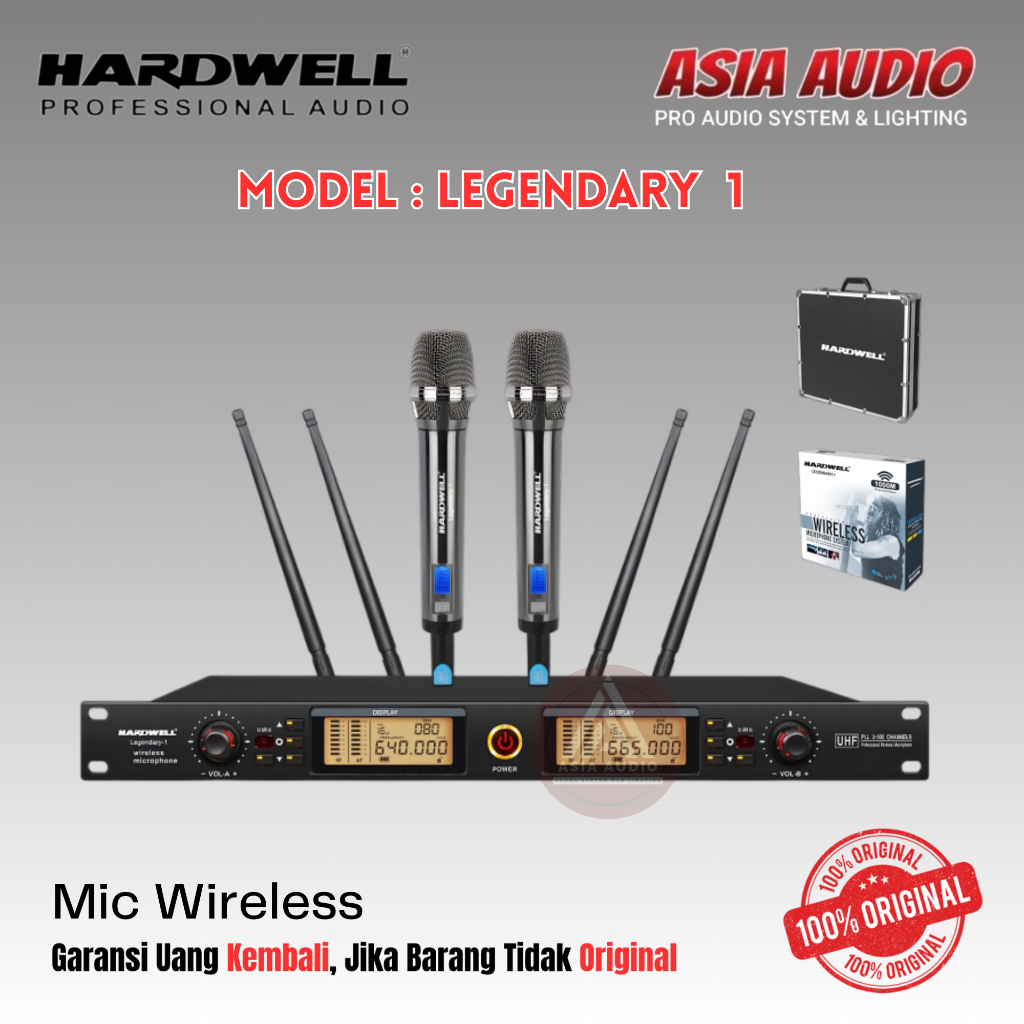MIC WIRELESS HARDWELL LEGENDARY  1