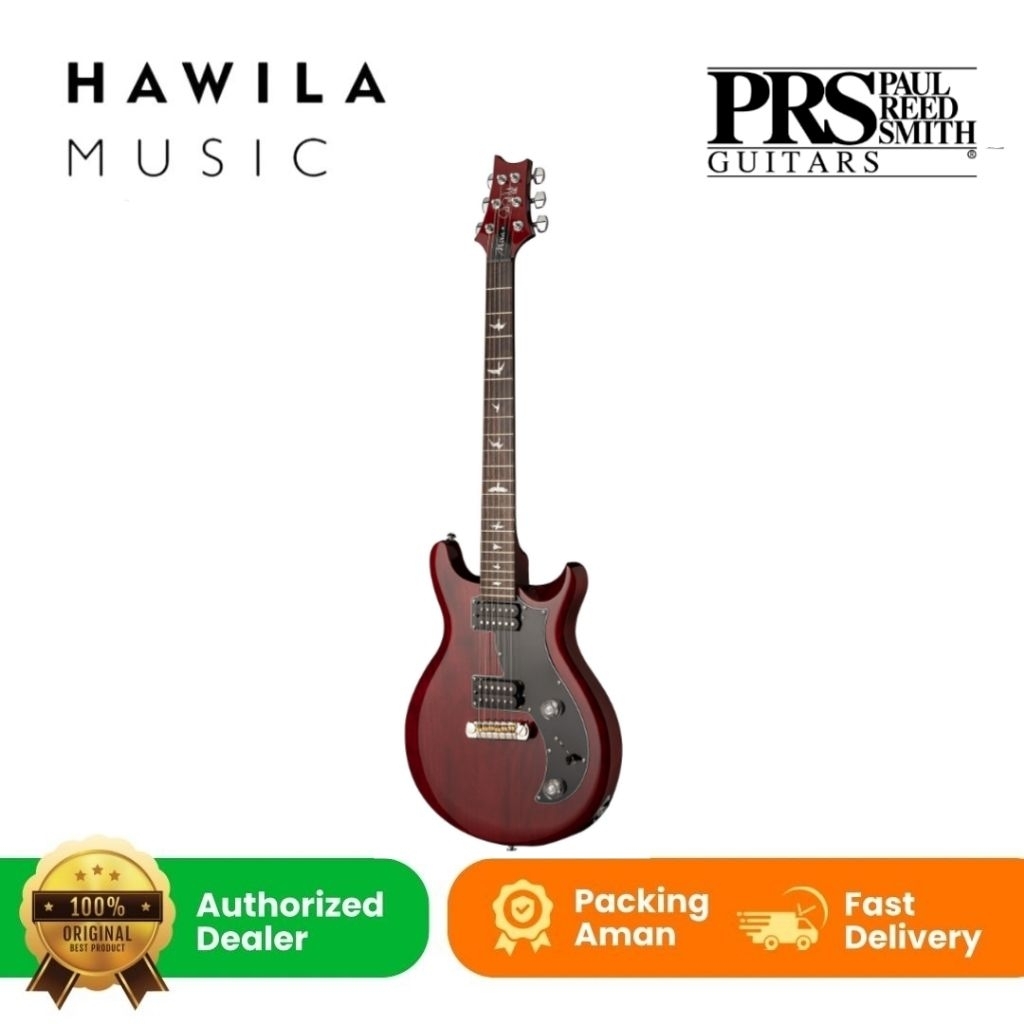 Gitar Elektrik PRS SE Mira Black - Vintage Cherry Guitar Electric PRS