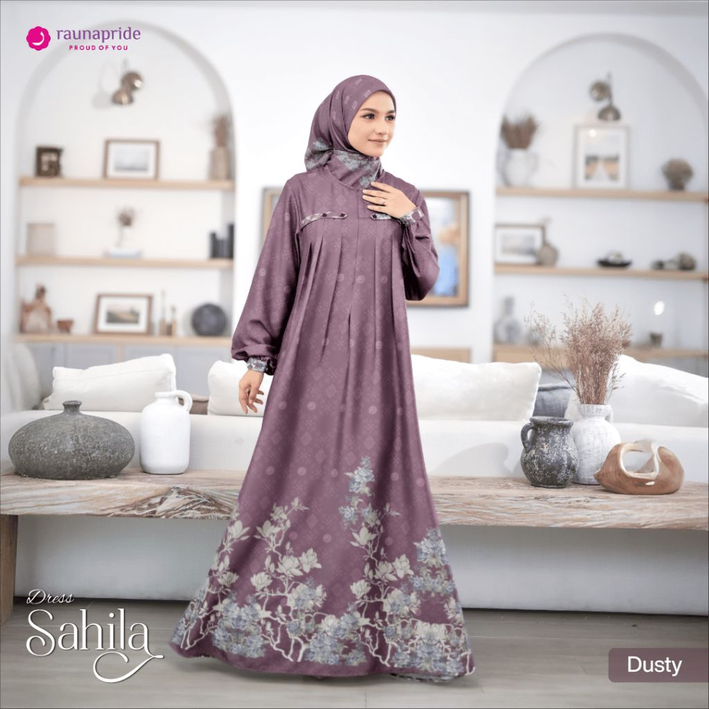 Raunapride Sahila PKK Couple Dress Muslimah Dan Koko Baju Couple